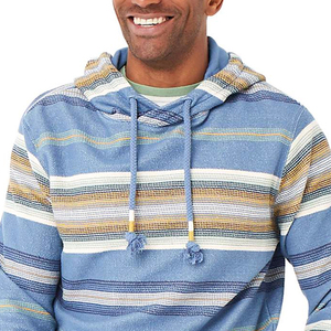 Sweat à capuche décontracté pour homme, coupe classique, hiver, uni, 100% polyester, polaire 250g, poche tricotée sur le devant, séchage rapide, respirant - Product Image 5
