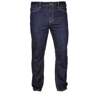 Jeans de Mezclilla para Hombre, Corte Recto, Lavado a la Piedra, Cintura Alta, Cierre de Botones, Estilo Casual, Algodón de Peso Medio, Acabado Lavado - Product Image 3