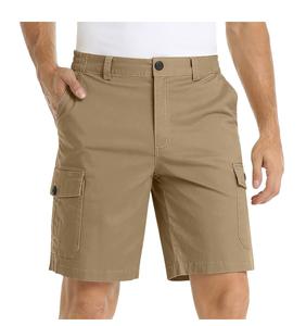 Pantalones cortos Cargo para hombre, pantalones deportivos de bolsillo holgados informales, transpirables, de Color sólido en blanco, ecológicos con servicio OEM - Product Image 4