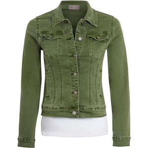 Chaquetas Vaqueras de Algodón para Mujer, Estilo Dulce, Lavado Verde, con Botones, de Alta Calidad, Fabricante Pakistaní, Venta al Por Mayor - Product Image 5