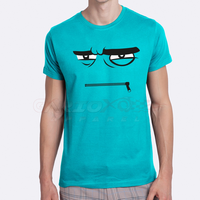 Camiseta de Manga Corta para Hombre de Marca Personalizada, Tejido de Punto de Poliéster/Algodón Transpirable y Ecológico, Personalizable, de Alta Calidad
