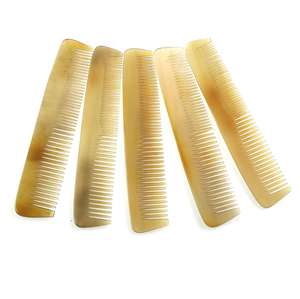 หวีจัดแต่งทรงผมทำมือจากเขาควายคุณภาพสูง เป็นมิตรกับสิ่งแวดล้อม สำหรับผู้หญิงและผู้ชาย นำเข้าจากอินเดีย - Product Image 3