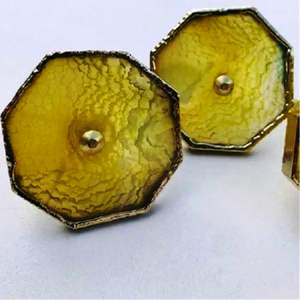 Pomo de Puerta Hexagonal de Cuarzo Amarillo, Pulido, Color, Forma y Tamaño Personalizados, Hecho en India - Product Image 1