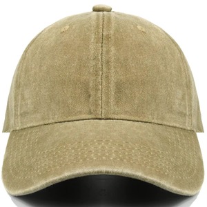 Sombreros de papá de estilo Vintage lavados de alta calidad, sombreros de algodón Retro desgastados personalizados, sombreros lisos de 6 paneles, gorras de béisbol con protección solar - Product Image 2