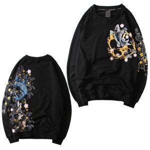 ชุดวอร์มกางเกงผ้าคอตตอนแบบเรียงซ้อนและชุดมีฮู้ดสำหรับผู้ชายชุดวอร์มสำหรับใส่100% พิมพ์ลายพัฟสำหรับฤดูหนาว - Product Image 1