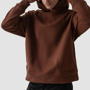 Sudadera Holgada de Moda para Hombre, Sudadera con Capucha de Primera Calidad, Logotipo Personalizado Impreso, Color Sólido, Mezcla de Algodón, 2026 - Product Image 2