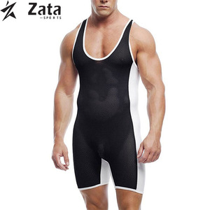 Deportes profesionales Lucha libre Singlet MMA Powerlifting Jiu Jitsu Kimono Adulto Levantamiento de pesas Hombres Entrenamiento Estiramiento Transpirable - Product Image 4