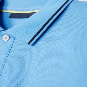 Polo de golf de negocios para hombre 100% algodón de tela personalizada Polo de golf liso hecho en Pakistán - Product Image 5