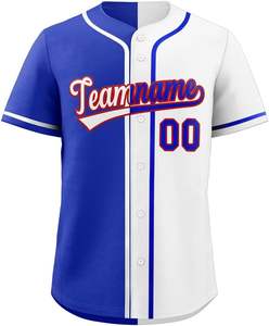 Maillot de baseball personnalisé OEM d'usine avec nom et numéro conçu pour un confort durable et des commandes d'équipe en gros - Product Image 1