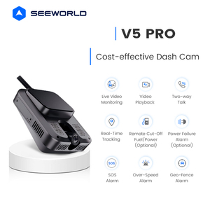 4G phía trước phải đối mặt với Xe GPS Tracker với thẻ Sim và Dashcam cho xe sống 2K HD thời gian thực giám sát - Product Image 2