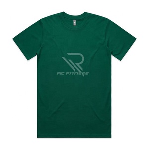 Summer Men's Business Casual Seamless 100% Cotton Short Sleeve T-shirt with Custom Logo Print 300g Quick Dry & Breathable - Product Image 5