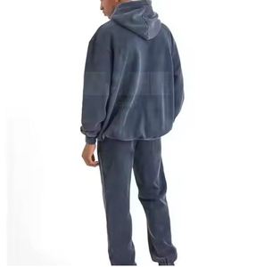 Survêtement lavage à l'acide couleur personnalisée bas prix imprimé nouvelle arrivée vente en gros Survêtements lavage à l'acide - Product Image 4