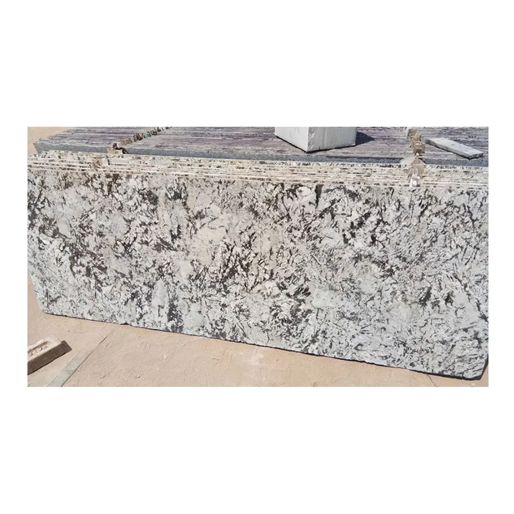 थोक मात्रा सबसे अच्छा गुणवत्ता अलास्का सफेद ग्रेनाइट पत्थर बाहरी मंजिल टाइल पर थोक मूल्य
