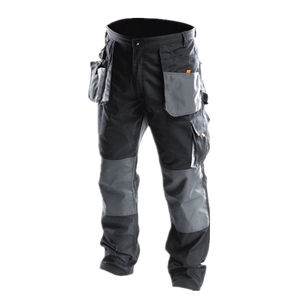 Pantalons de travail en sergé de coton lourd, vente chaude, couleur unie, vêtements de travail, pantalons avec longueur personnalisée - Product Image 3