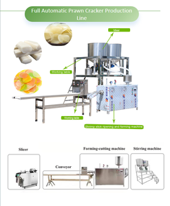 Máquina Extrusora de Chips de Camarón de Alta Producción Marca Runxiang, Acero Inoxidable 304, Equipo para Hacer Snacks Inflados en 3D - Product Image 2