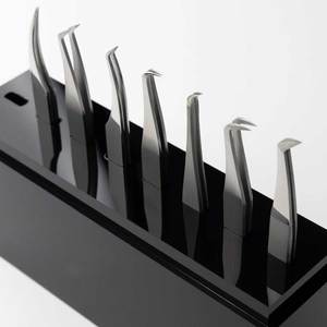 Organizador de Herramientas para Extensiones de Pestañas, Soporte de Mesa para Pinzas, Solución de Almacenamiento Profesional para Pinzas de Belleza, Acrílico y Plástico, 15g - Product Image 5