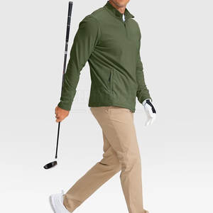 Sweat-shirt à demi-fermeture éclair de grande taille pour l'hiver Pull-over de couleur contrastée Vêtements - Product Image 6