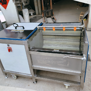 Moteur commercial entièrement automatique de machine d'épluchage de lavage de soja de maïs de fruit de catégorie comestible pour l'usine de transformation de légumes - Product Image 6