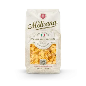 Pasta Molisana N. Fusilli di Grano Duro Non Raffinato 028, Confezione da 24 Pezzi, 500g - Product Image 1