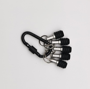 1/4 Zoll Sechskant-Schnellwechsel-Schraubendreher-Bit-Verlängerungsstange 6-teilig Kohlenstoffstahl Schlüsselanhänger Bohrerhalter für DIY OEM Schwarz - Product Image 2
