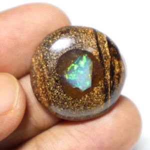 โอปอลคาร์โบชองธรรมชาติจากออสเตรเลียหินอัญมณีทรงหลวมทำเครื่องประดับอัญมณีคุณภาพสูง - Product Image 3