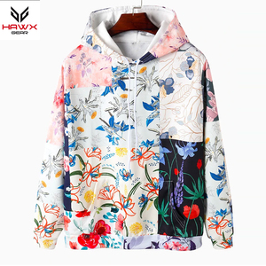 เสื้อฮู้ดดี้ขนแกะคุณภาพสูงสำหรับผู้ชาย พิมพ์โลโก้ตามสั่ง ลายเรียบ ไซส์ใหญ่ เทคนิคการย้อมสีแบบเรียบ ผ้าฝ้าย/โพลีเอสเตอร์ - Product Image 1