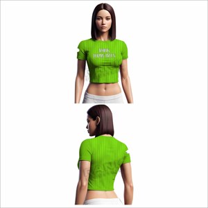 T-shirts courts à manches courtes pour femmes, vêtements de mode, utilisation en extérieur, fabriqués par le meilleur fabricant - Product Image 5