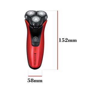 Tondeuse à barbe électrique avec lames en acier, étanche IPX7, sans fil, écran LED, batterie au lithium remplaçable, fonction lavable - Product Image 3