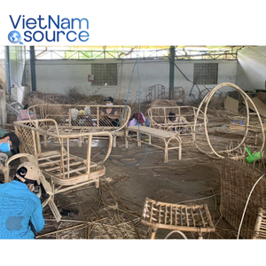 Chaises en rotin matériel de rotin de fournisseur principal de meubles d'extérieur-Ensemble de salle à manger en rotin extérieur artisanat vietnamien - Product Image 5
