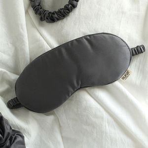 Masque pour les yeux en soie vert olive 100% bambou biologique, utilisation quatre saisons, style décontracté, détection par aiguille - Product Image 3