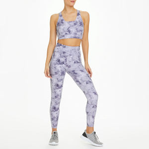 Nuevos pantalones de Yoga, mallas de sublimación para Fitness, pantalones largos transpirables de cintura alta, mallas de realce de cadera para mujer, ropa de gimnasio para mujer - Product Image 3