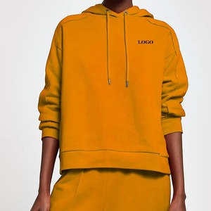 Sudadera con capucha con logotipo estampado a la moda para mujer de manga larga de alta calidad, nuevo diseño personalizado rápido, sudaderas con capucha de alta calidad para mujer 2026 - Product Image 1