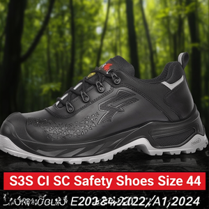 S3S CI SC Safety Shoes Size 44 Black EN 20345:2022+A1:2024 - Product Image 3