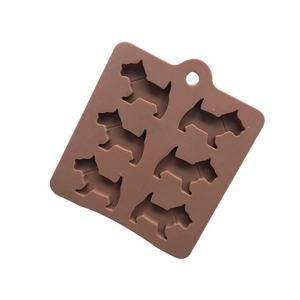 Cute Dog Shape <b>Silicone</b> Mold-BPA Free Food Safe Customized Color for Chocolate Ice Soap & <b>Baking</b> Resin Embossing - Product Image 5
