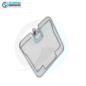 Couvre-panier unique pour panier plat à base plate, en acier inoxydable haute performance, manuel, réutilisable, pour stérilisation médicale - Product Image 2