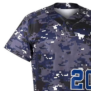 Uniformes de baseball imprimé sur mesure taille confortable personnalisé prix bon marché meilleur matériel service ODM uniformes de baseball - Product Image 4