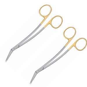 Tijeras Locklin de Alta Calidad, Juego de Instrumentos Quirúrgicos de Acero Inoxidable con Carburo de Tungsteno, Instrumento Médico Profesional Manual - Product Image 5