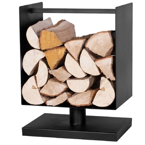 Porte-bûches en métal décoratif moderne de conception Simple le plus vendu pour le support rustique de bois de chauffage en métal de jardin de maison - Product Image 2