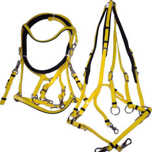 Conjunto Completo de Equitación de PVC, Cabestro, Brida y Pechera, Duradero, Calidad de Exportación para Entrenamiento y Deportes - Product Image 4