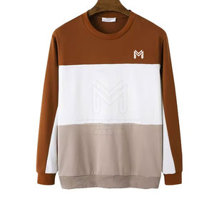 Sudadera de Forro Polar de Poliéster/Algodón de Color Liso para Hombre, Ligera, Impermeable, Bajo MOQ, Mejor Precio, Venta al por Mayor de Fábrica, Teñido Liso - Product Image 1