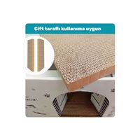 Maison pour chat en coton naturel pliable, style extérieur, avec griffoir, élégante, écologique, recyclable, mobilier pour animaux de compagnie