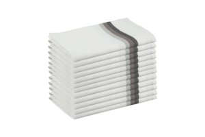 Juego de 12 toallas de cocina de algodón reciclado con tejido de hueso de arenque, función de secado rápido - Product Image 2