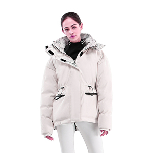 Chaqueta de invierno para mujer de gran oferta para deportes al aire libre acolchado de moda con relleno de algodón tela de lona transpirable OEM ODM - Product Image 3