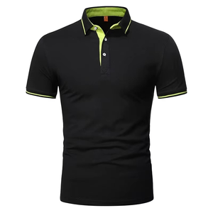 เสื้อโปโลผ้าฝ้าย100% สำหรับผู้ชายขนาดใหญ่พิเศษเสื้อโปโลพิมพ์โลโก้เสื้อแขนสั้นผ้าเจอร์ซี่200แกรม - Product Image 4