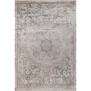 Tapis d'intérieur moderne Netline Home Depot Cream Poema PO010 en viscose et acrylique teint, non-muant, facile à nettoyer, durable, 160x230cm pour salon - Product Image 3