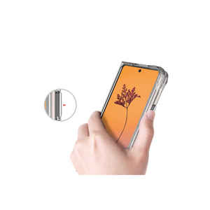 Étui de protection en silicone premium Netzy pour Samsung Galaxy Z Fold 4 Safa Vonn Edition, coque transparente anti-traces de doigts en PC - Product Image 4