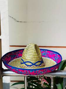 Sombrero de paja tradicional para todas las edades de gran tamaño gran oferta/Sombrero de paja mexicano de ala ancha con precio barato multicolor - Product Image 5