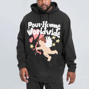 ชุดวอร์มพิมพ์ลายพัฟฟ์แบบกำหนดเอง รุ่นใหม่ปี 2025 ชุดเซ็ต 2 ชิ้น เสื้อฮู้ดดี้และกางเกงขายาว ไซส์ใหญ่ สำหรับผู้ชาย - Product Image 3