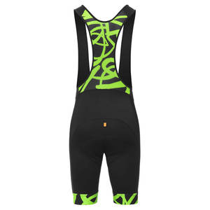 Pantalones cortos con pechera de ciclismo para hombre personalizados OEM ODM con tela de compresión transpirable, ideales para ciclismo de carretera, ciclismo de montaña y eventos - Product Image 3