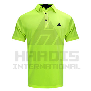 100% polos personnalisés pour hommes en coton biologique avec logo brodé T-shirt d'été en piqué doux de haute qualité respirant tenue décontracté - Product Image 2